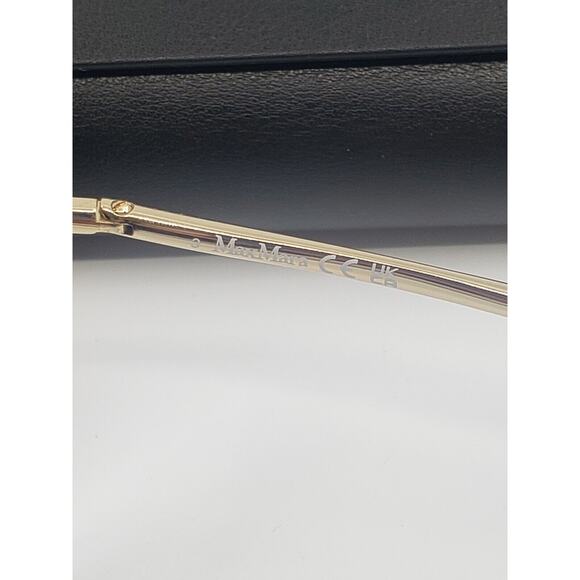 NEW Max Mara MM 0050 SOPHIE 32A Gold Sunglasses Woman LENS COLOR SMOKE 110 70 14 main image 7